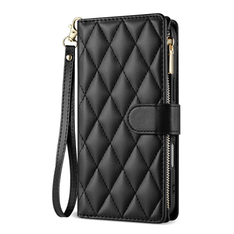 Capa almofadada para iPhone 17 Air com cordão de segurança e alça para o ombro