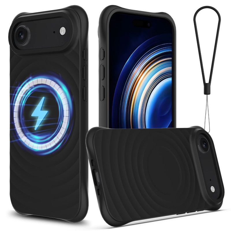 Capa para iPhone 17 Air compatível com MagSafe Textura ondulada