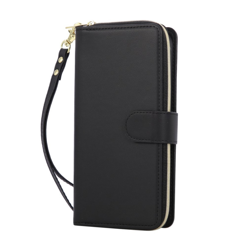 Capa para iPhone 17 Air 9 Suporte para cartão e cordão de segurança