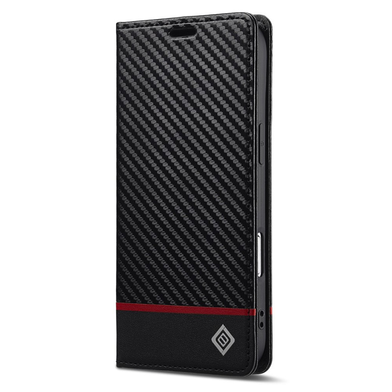 Capa articulada para iPhone 17 Air em fibra de carbono LC.IMEEKE