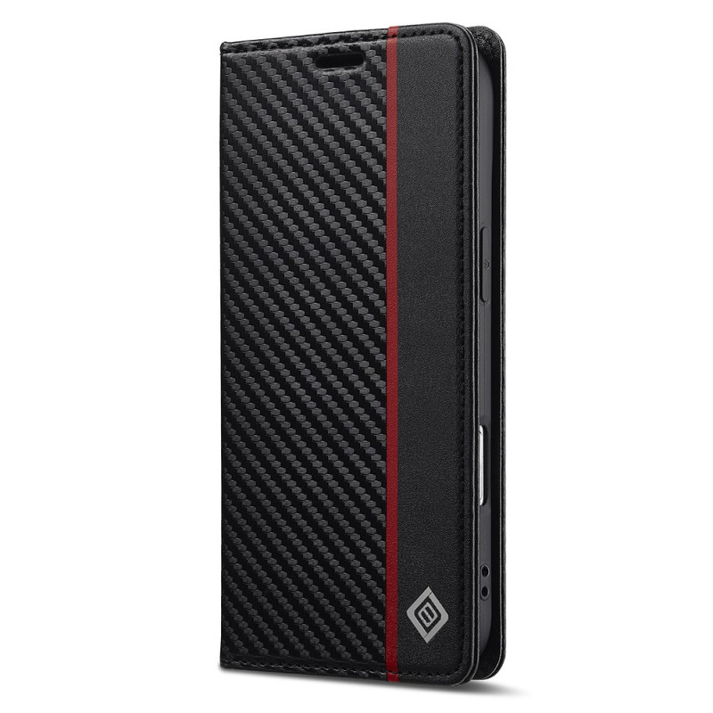 Capa articulada para iPhone Air em fibra de carbono LC.IMEEKE