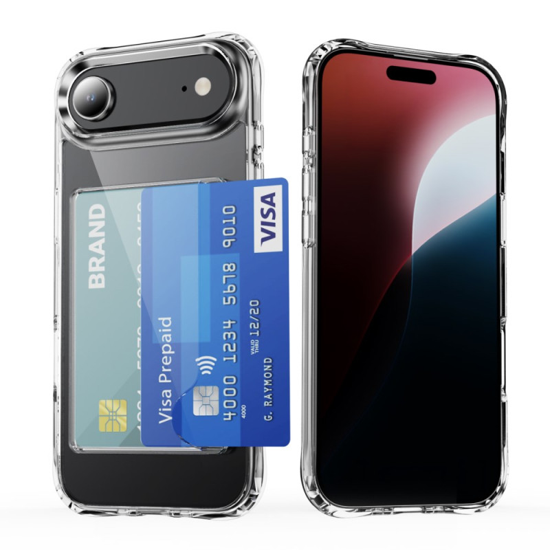 Capa de cartão transparente para iPhone 17 Air