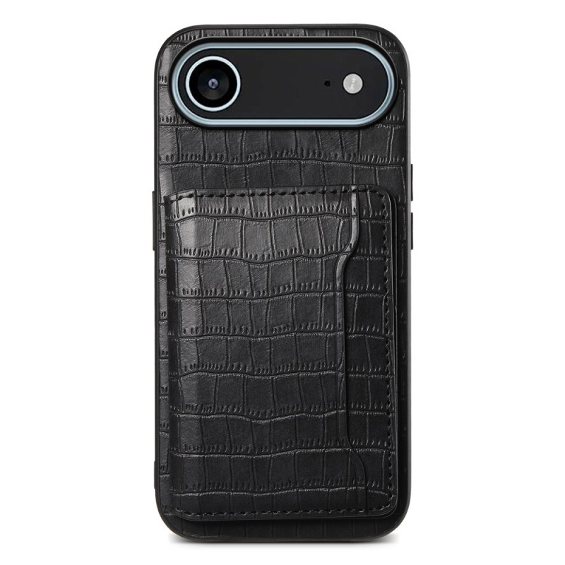 Capa para iPhone 17 Air com suporte para cartões e suporte para os pés