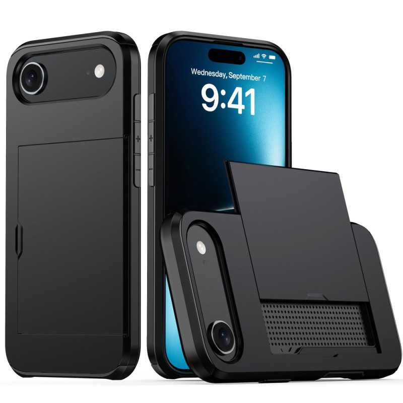 Capa iPhone 17 Air Card Case Efeito metálico