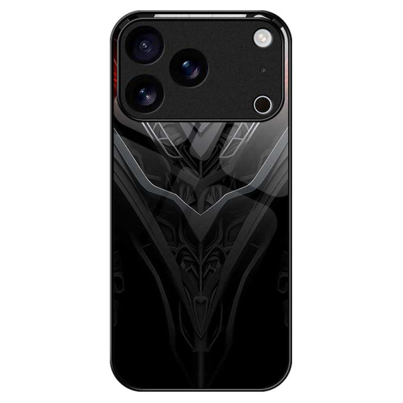 Capa iPhone 17 Pro Max Design de vidro temperado Preto