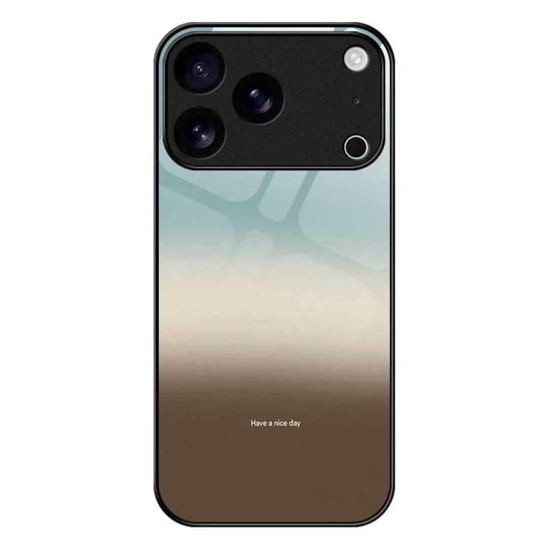 Capa iPhone 17 Pro Max Gradiente de vidro temperado