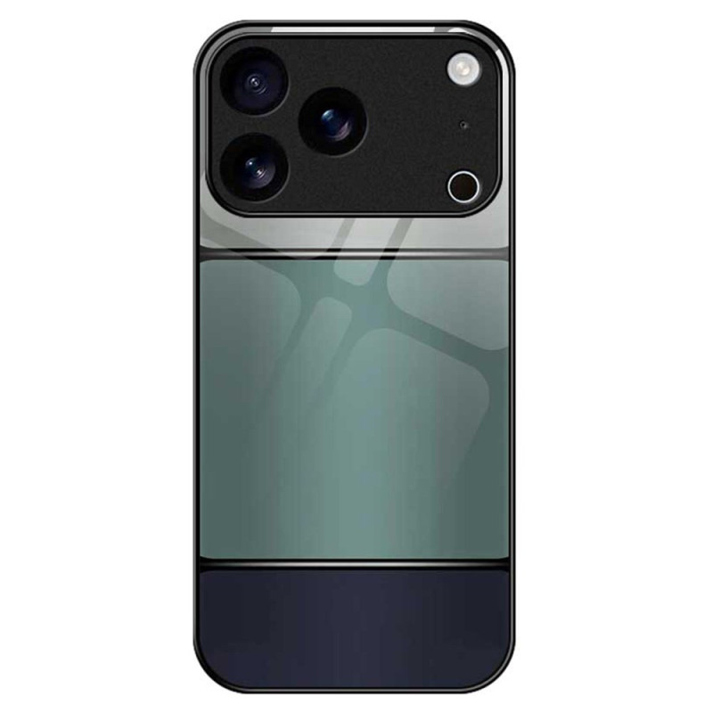 Capa de vidro temperado bicolor para iPhone 17 Pro Max