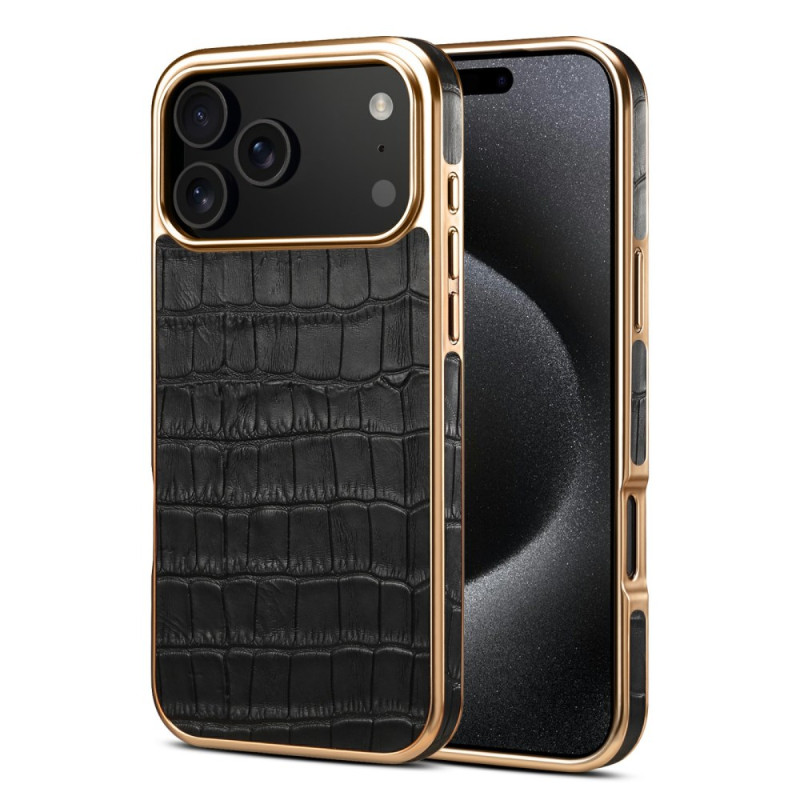 Capa para iPhone 17 Pro Max Textura de crocodilo DENIOR