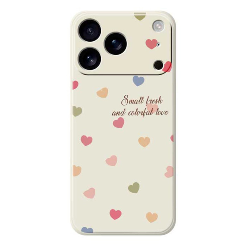 Capa iPhone 17 Pro Max Corações