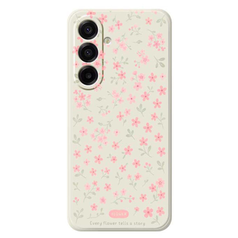 Capa de flores cor-de-rosa para Samsung Galaxy A17 5G