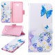 Samsung Galaxy J4 Plus Capa Pintada de Borboletas e Flores