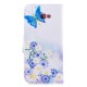 Samsung Galaxy J4 Plus Capa Pintada de Borboletas e Flores