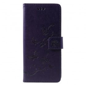Samsung Galaxy J4 Plus Case Butterflies e Flores Asiáticas