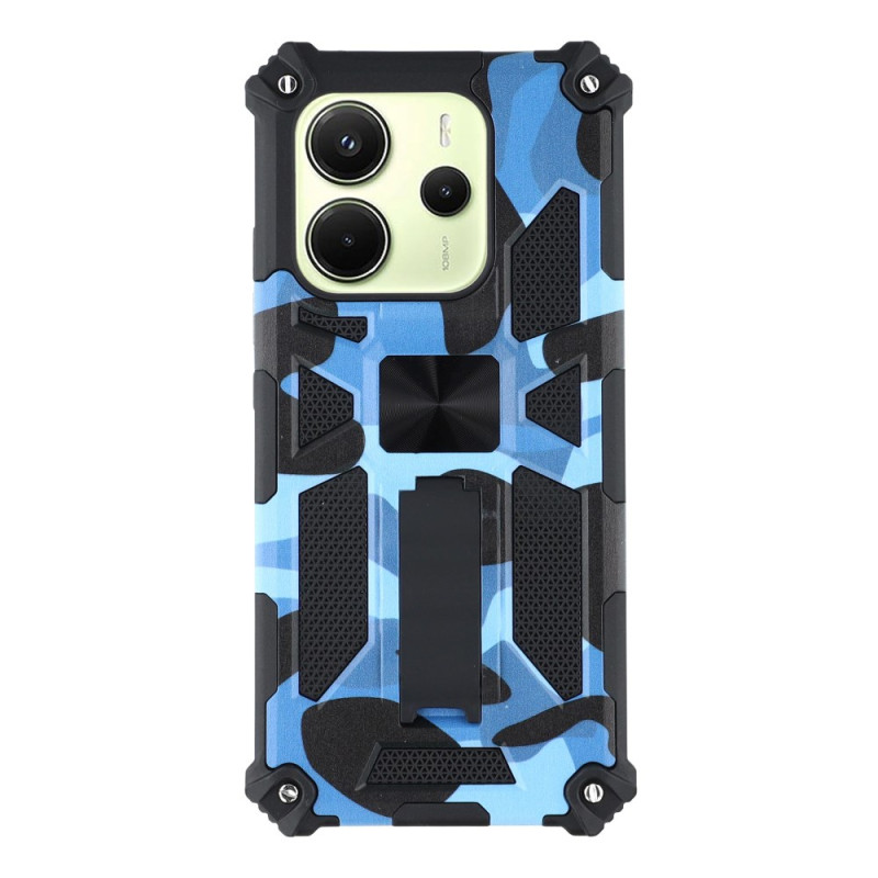 Capa robusta para Xiaomi Redmi Note 14 5G com suporte integrado Camuflagem