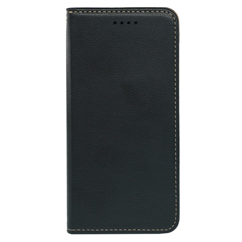 Capa Flip Xiaomi Redmi Note 14 5G / Poco M7 Pro 5G Efeito Couro Litchi