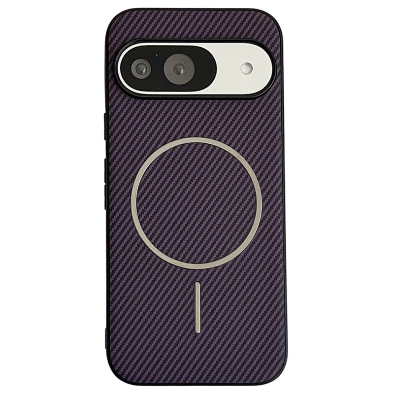 Capa para Google Pixel 10 / Pixel 10 Pro compatível com MagSafe Textura em fibra de carbono