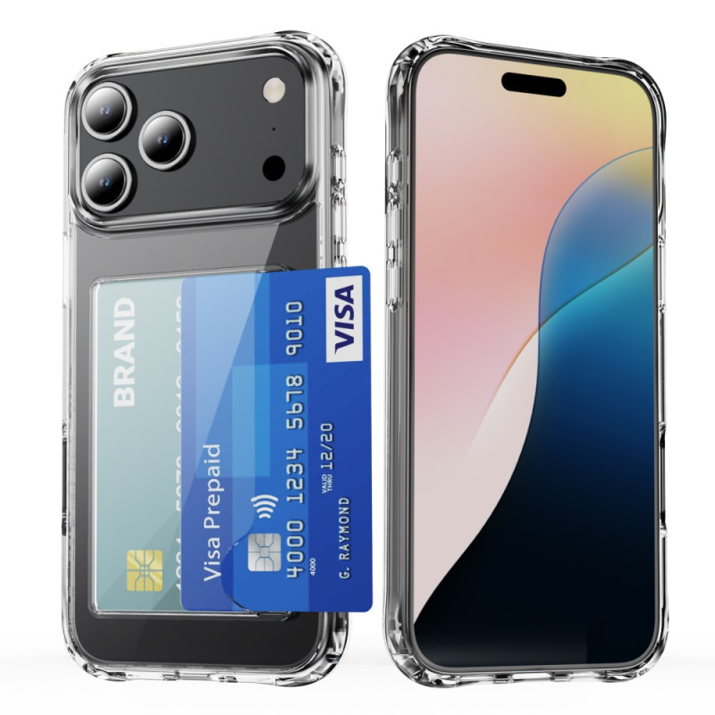 Capa protetora com suporte para cartões para iPhone 17 Pro Max