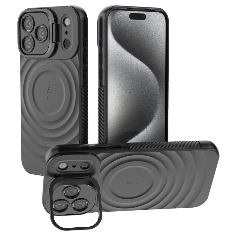 Capa compatível com iPhone 17 Pro Max MagSafe Padrão ondulado