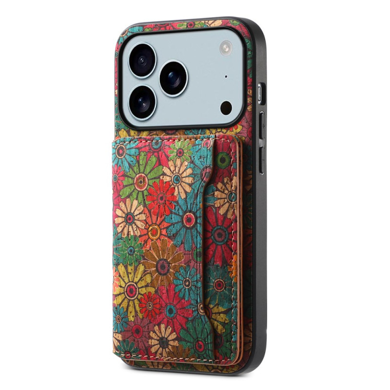Capa para iPhone 17 Pro Max Floral Card Case