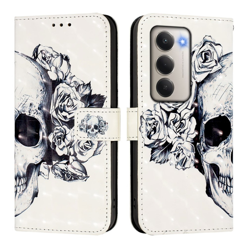 Xiaomi Redmi 15 5G Capa Caveira Flor