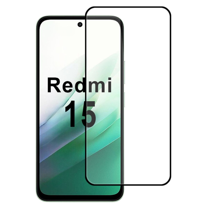 Proteção integral de vidro temperado para o ecrã do Xiaomi Redmi 15 5G
