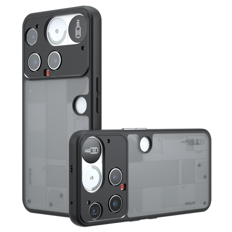 Capa para telemóvel Nothing (3) 5G Mate Acabamento transparente Preto