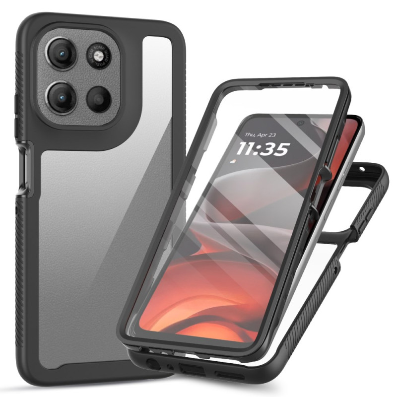 Capa robusta para Moto G56 5G com protetor de ecrã
