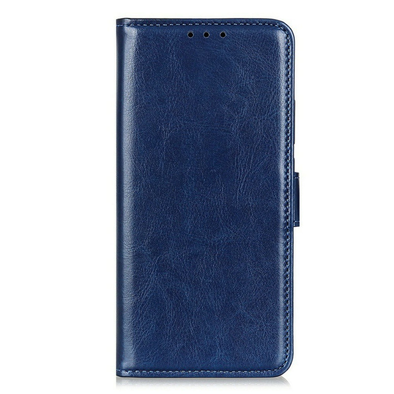 Capa de couro com patente simulada para Moto G56 5G