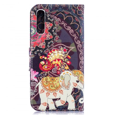 Capa de Elefantes Étnicos Samsung Galaxy A50 Mandala