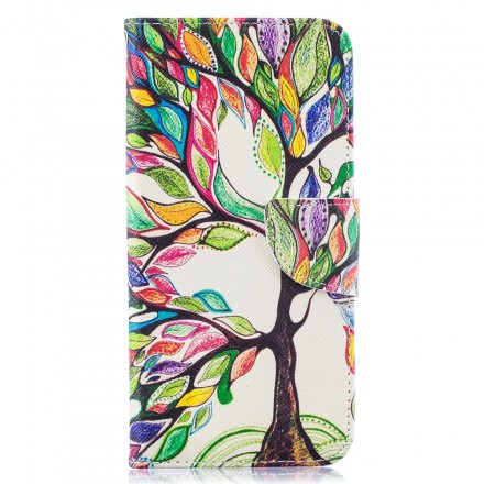 Capa Samsung Galaxy A50 Árvore colorida