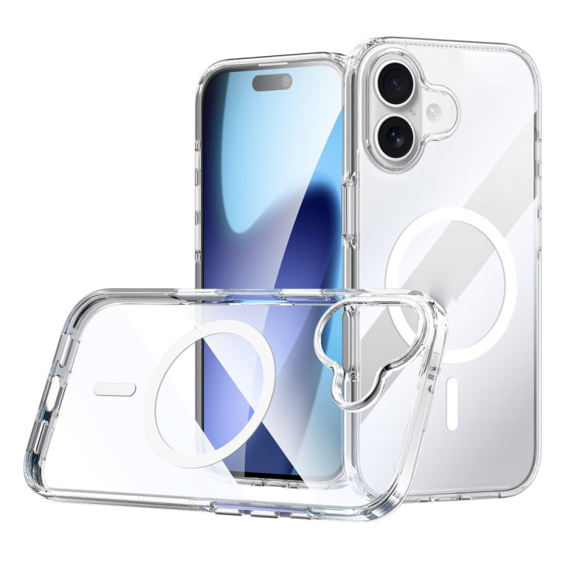 Capa transparente MagSafe compatível com iPhone 17