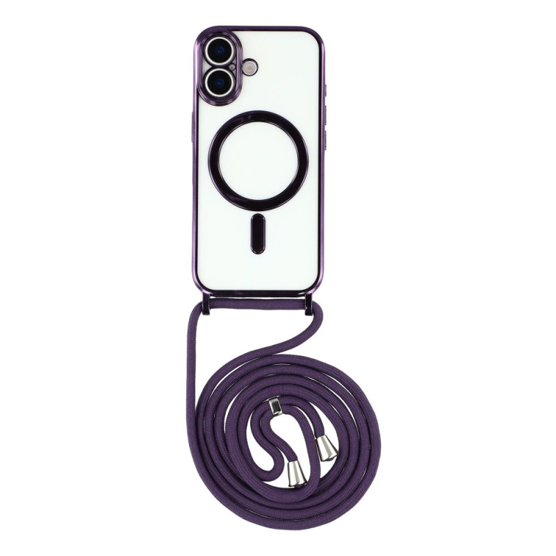 Capa transparente compatível com o cabo MagSafe para iPhone 17