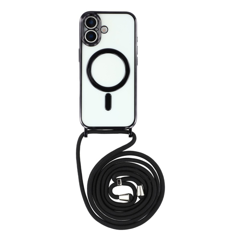 Capa transparente compatível com o cabo MagSafe para iPhone 17