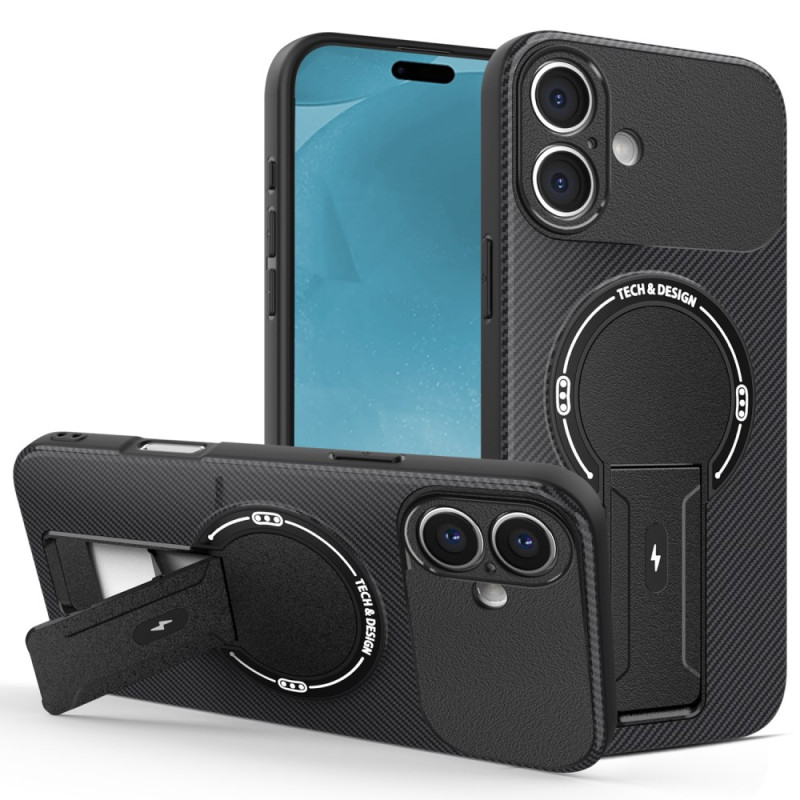 Capa ultra-resistente para iPhone 17 com suporte integrado