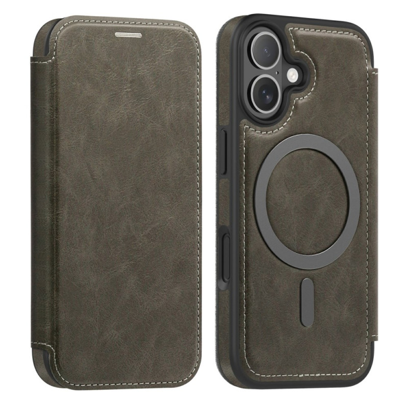 Capa Fllip para iPhone 17 compatível com MagSafe RFID Cardholder
