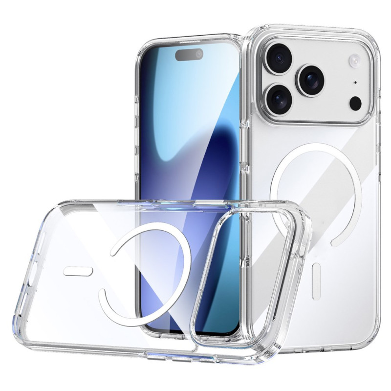 Capa MagSafe transparente compatível com o iPhone 17 Pro