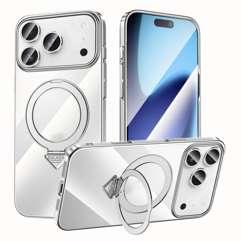 Capa para iPhone 17 Pro compatível com MagSafe Suporte dobrável