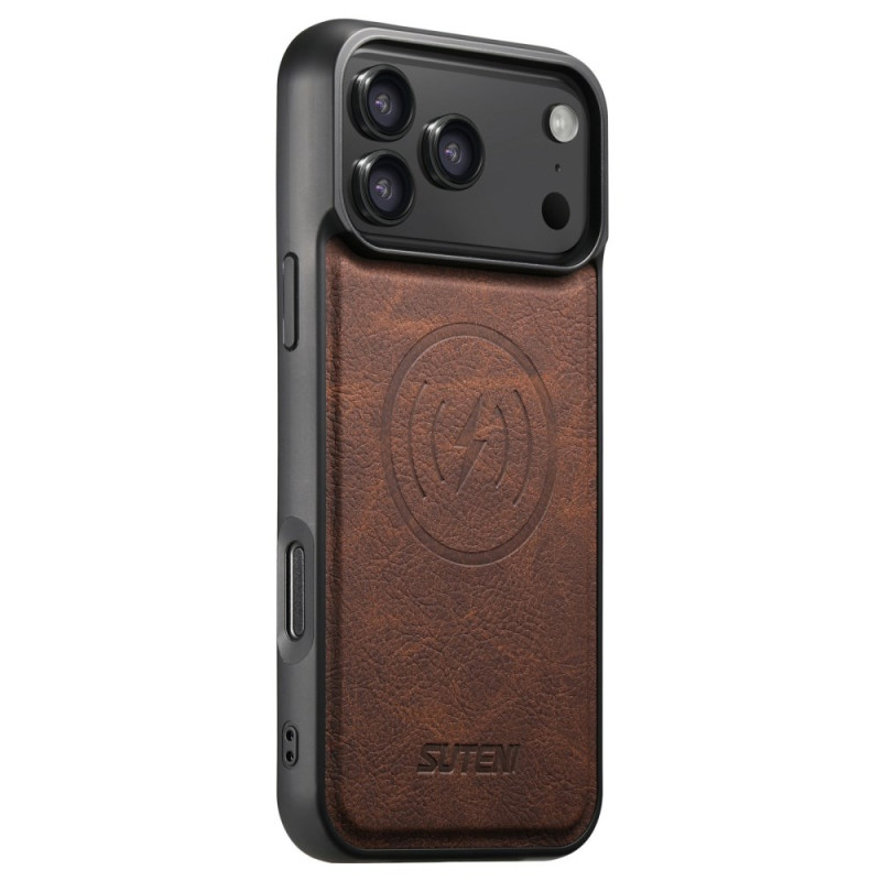 Capa para iPhone 17 Pro compatível com MagSafe Textura Lychee