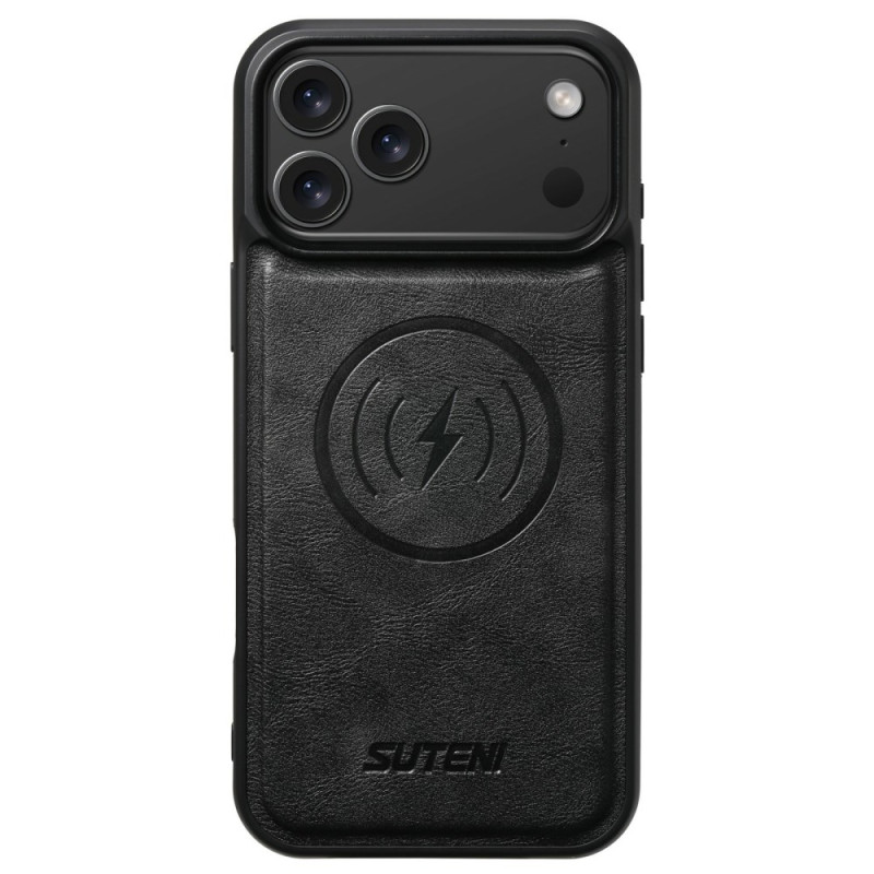 Capa de couro vintage compatível com MagSafe para iPhone 17 Pro
