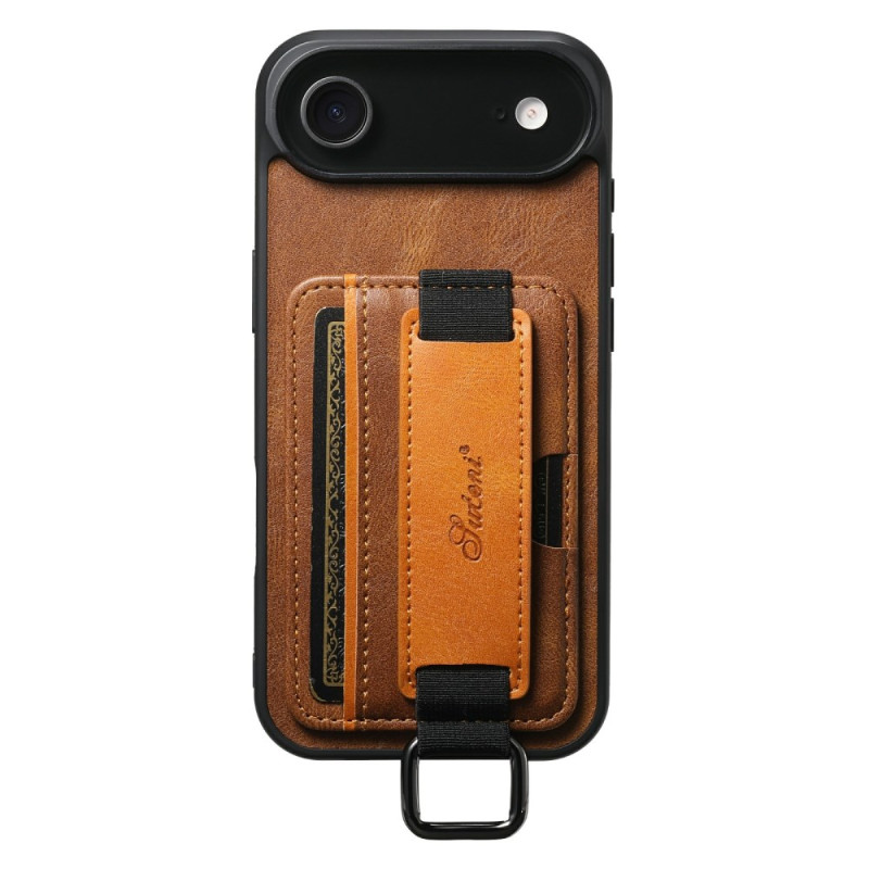Capa para iPhone 17 Air Suporte para cartão e alça