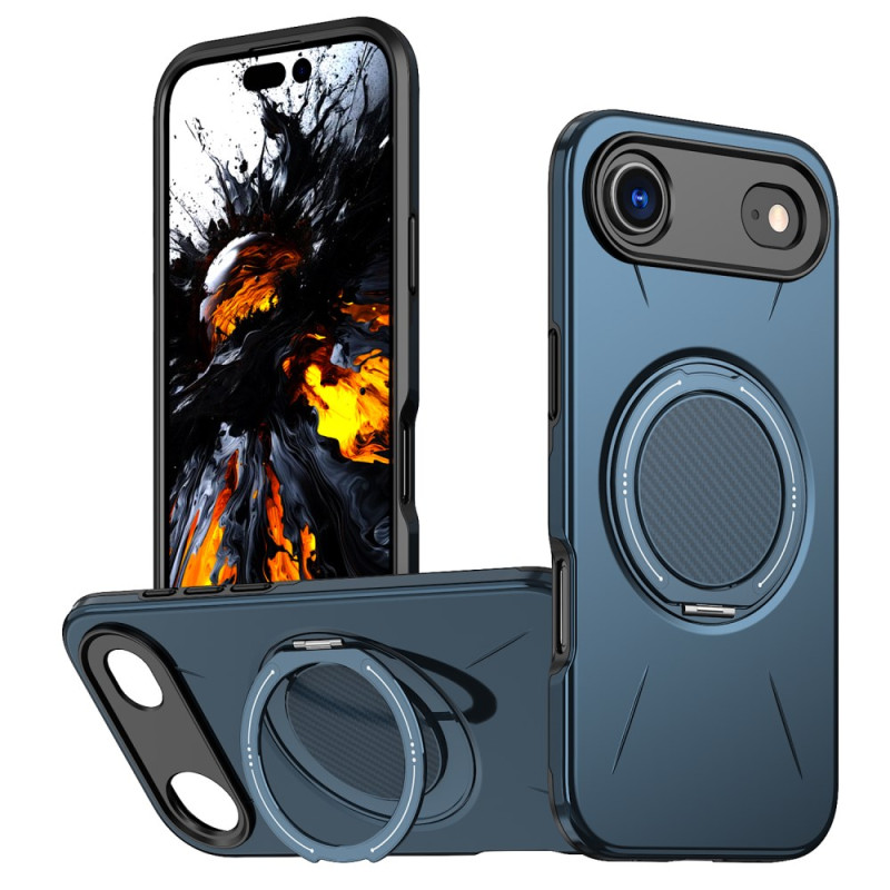 Capa magnética para iPhone 17 Air com suporte rotativo Estilo metálico