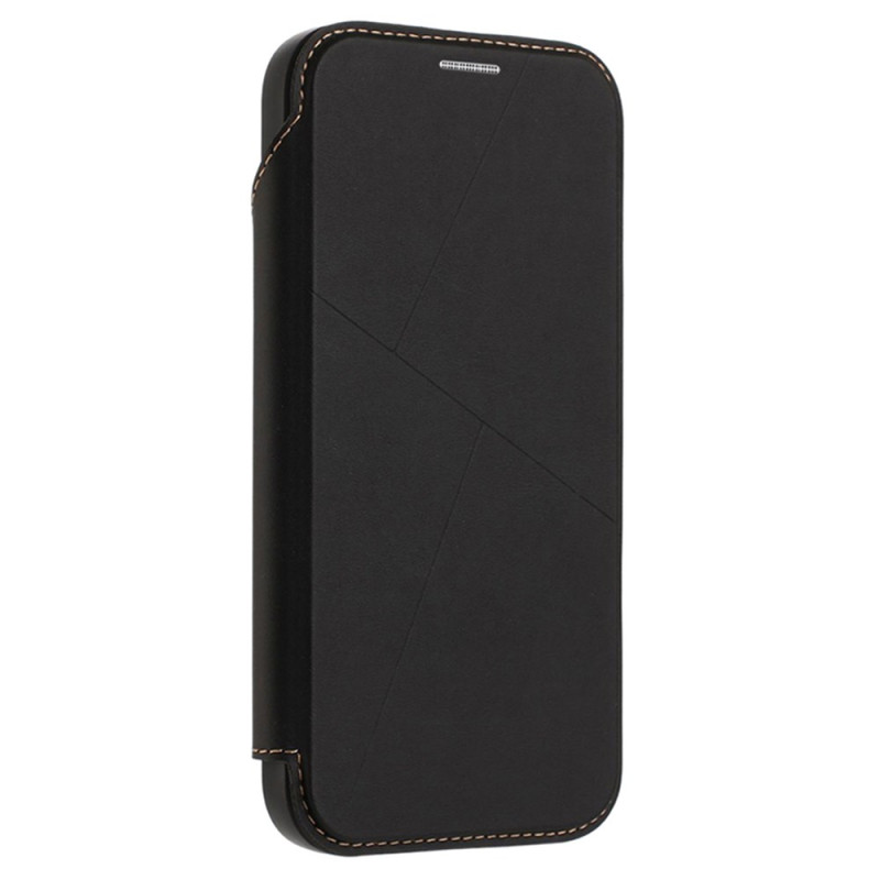 Capa flip para iPhone 17 Pro Max com fecho magnético e suporte para cartões