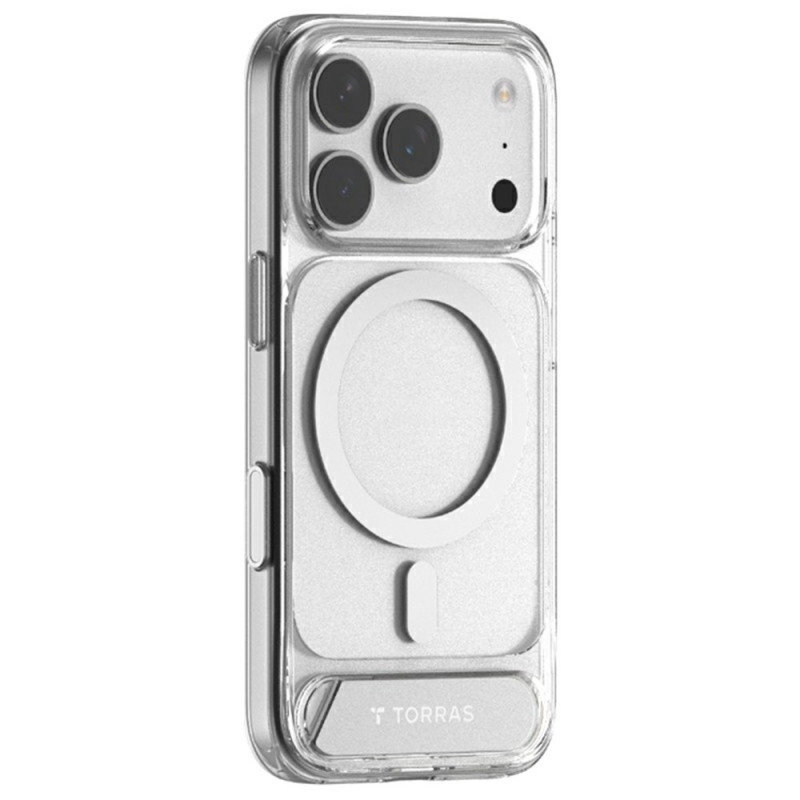 Capa híbrida premium para iPhone 17 Pro com suporte