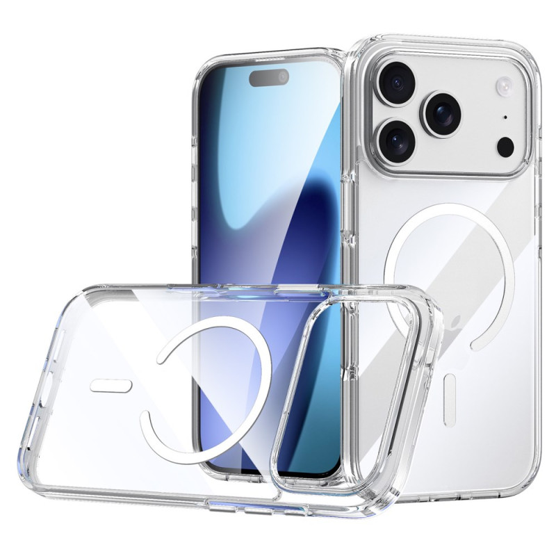 Capa MagSafe transparente compatível com o iPhone 17 Pro Max