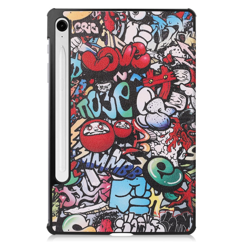 Capa inteligente
Samsung Galaxy Tab S10 Lite Suporte para Stylus Reforçado Graffiti