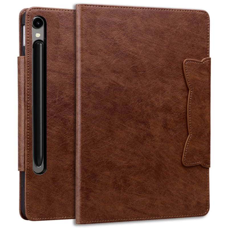 Capa Samsung Galaxy Tab S10 Lite / S10 FE / S9 / S9 FE / S8 / S7 Fecho de gato