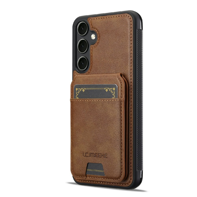 Capa magnética para Samsung Galaxy S25 FE com suporte para cartão amovível