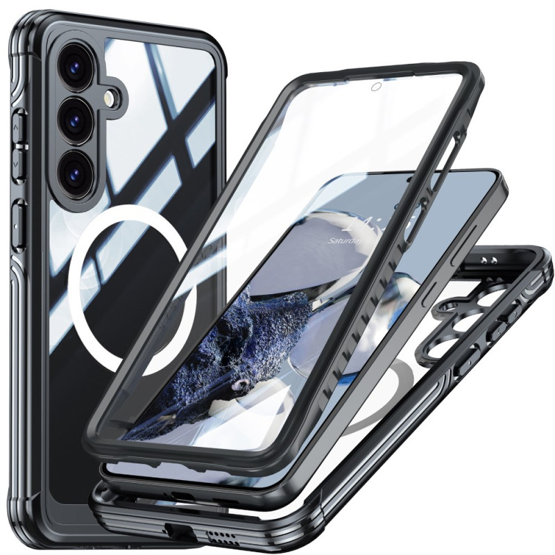 Capa magnética para Samsung Galaxy S25 FE com protetor de ecrã