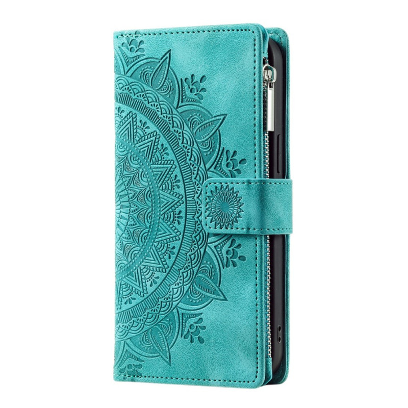 Capa Xiaomi Redmi 15 4G / 5G Estojo
 efeito camurça Mandala