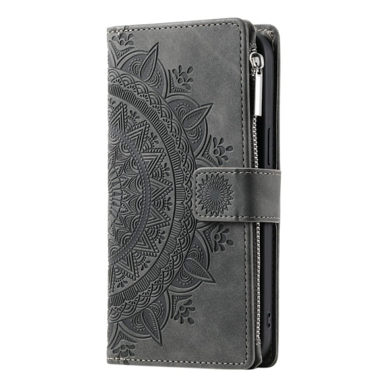Capa Xiaomi Redmi 15 4G / 5G Estojo
 efeito camurça Mandala